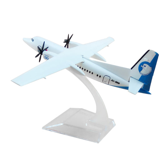 1/400 Scale Aircraft Mongolia Fokker 50 FK-50 Alloy Plane Model Display Gift t