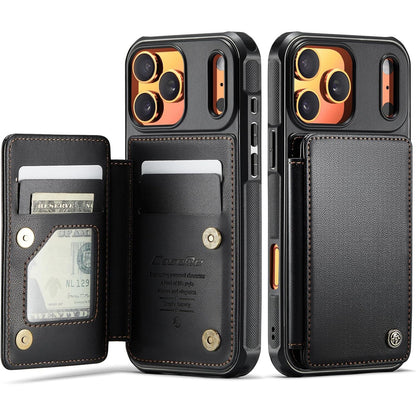 For iPhone 17 Pro Max/17 Pro/17e/Air Wallet Case with RFID Blocking Card Holder