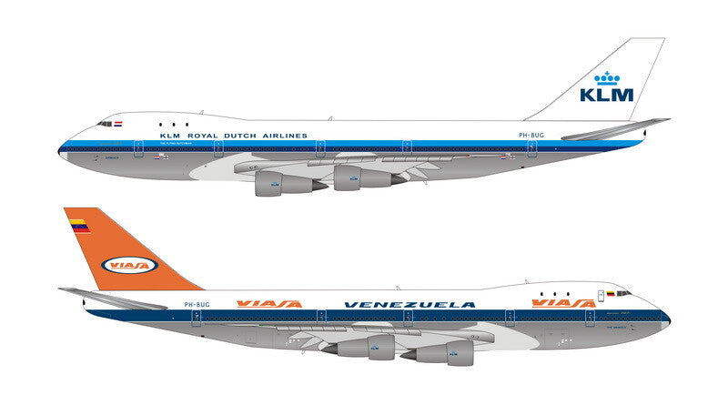 1:400 Phoenix KLM BOEING B747-200 Airplane Diecast Aircraft Plane Model