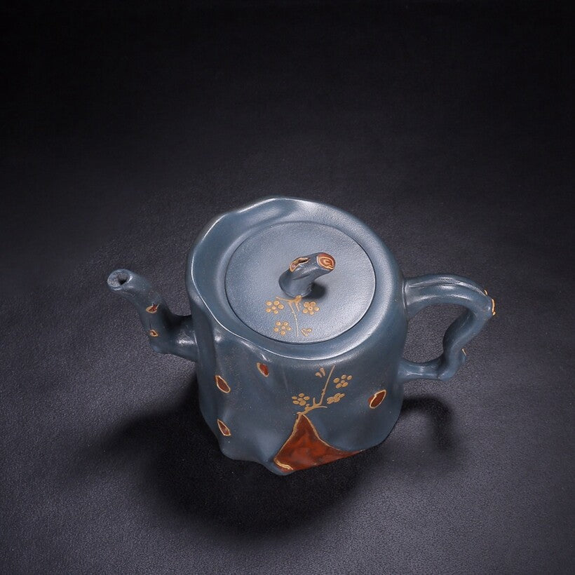 China Old Yixing Clay Teapot Handmade Dark Fragrance Pots Purple Sand Teapot 802