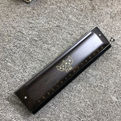 Custom Harmonica Sandalwood Comb for 14-hole Hohner Meisterklasse