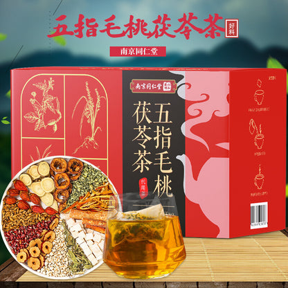 Premium Five Fingers Poria Tea 150g Bag Tea Immortal Herb Lotus Leaf Tea