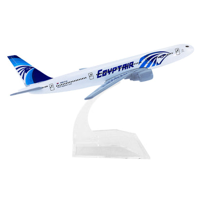 1:400 16cm B777 Egypt Air Airplane Model Alloy Aircraft Diecast Plane Ornaments