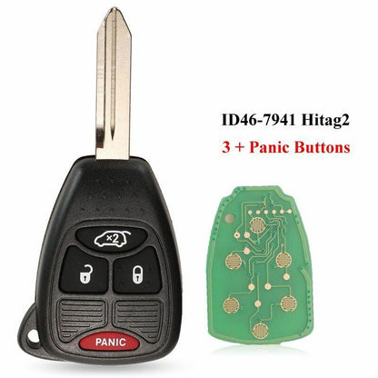Remote Car Key for Dodge RAM JEEP 315/433Mhz ID46 Entry Transmitter Commander Bt