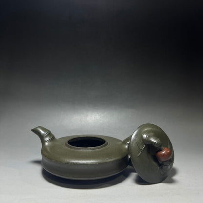 Chinese Yixing Zisha Clay Handmade Exquisite Teapot（时来运转 底款：陈鸣远）