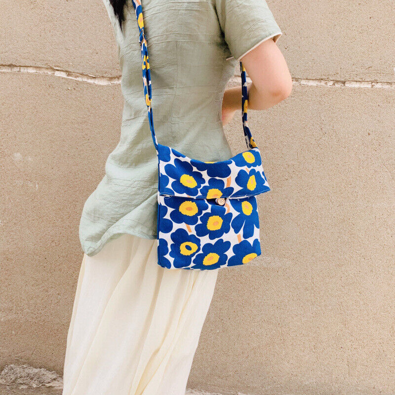Fashion Colorful Elegant Canvas Unikko Poppy Tote Bag,Shopping Bag For Her