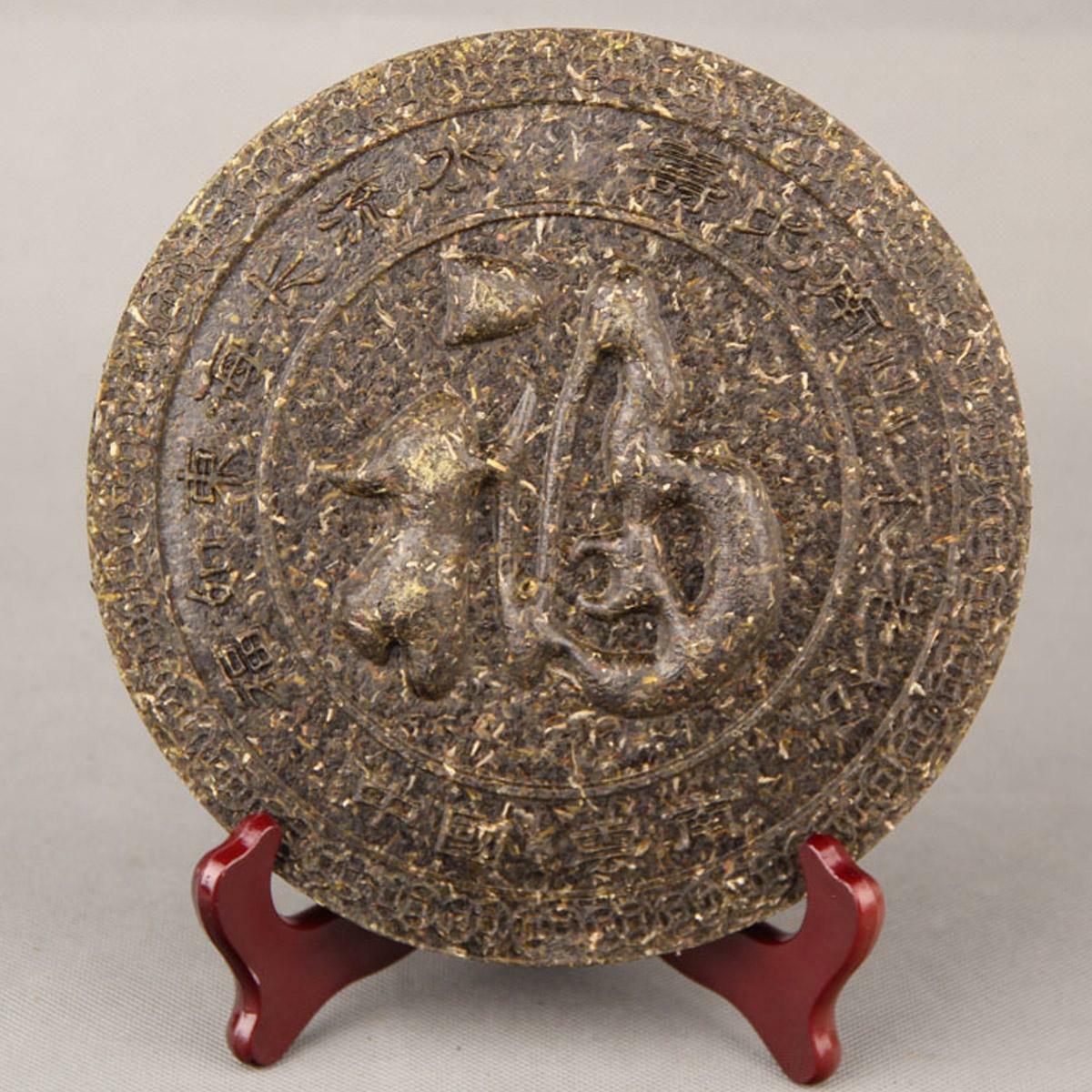 Puerh Tea Craft Ornaments Carving Craft Tea Cake The Horse Ancient Road Gift Cha