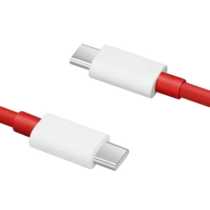 OnePlus SUPERVOOC Type‑C to Type‑C Cable (12A, 1m, Red) – 150W Flash Charge