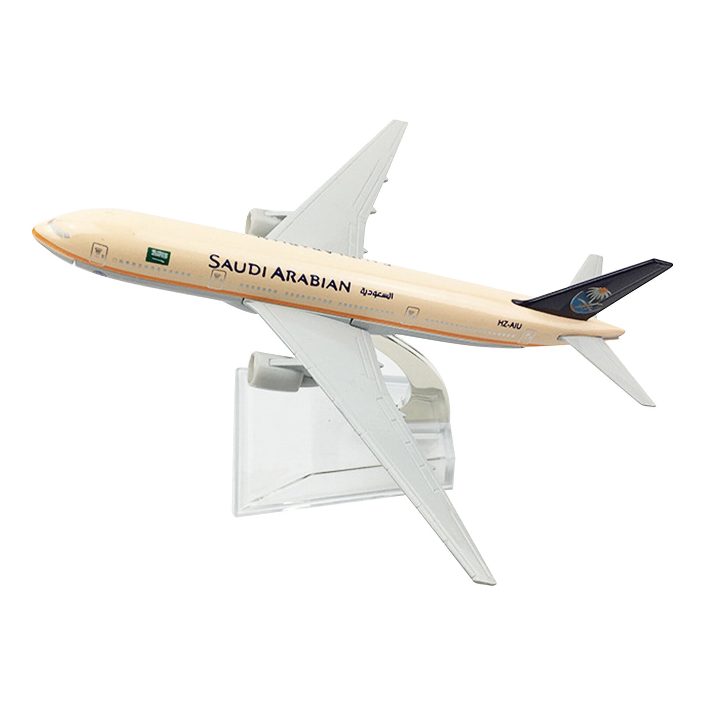 1:400 16cm B747 Saudi Arabian Airlines Metal Airplane Model Diecast Ornaments