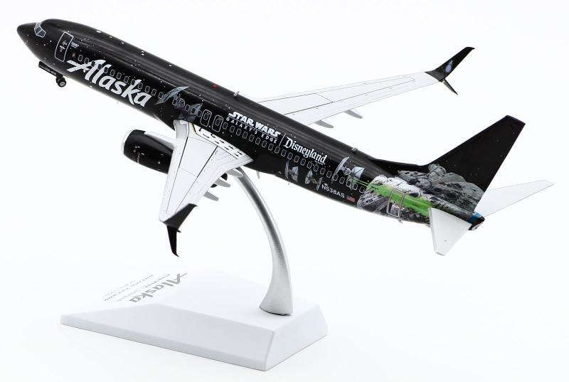 1:200 JC Wings Alaska BOEING B737-800 Passenger Airplane Diecast Aircraft Model