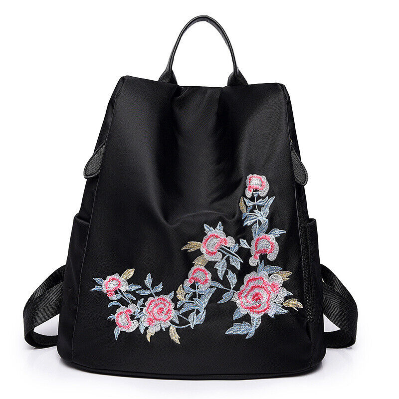 Fashion Womens Floral Embroidery Crossbody Bag Handmade Bag Pattern Shoulder Bag