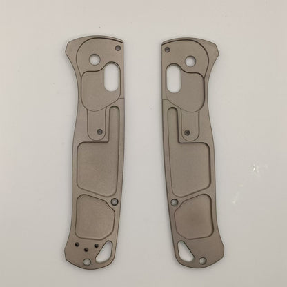 1Pair of Grenade Pattern TC4 Handle Scales for Benchmade Bugout 535