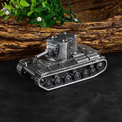 1/72 Soviet Kv2 Heavy Tank Model Finished Metal Model Ornaments Two colors