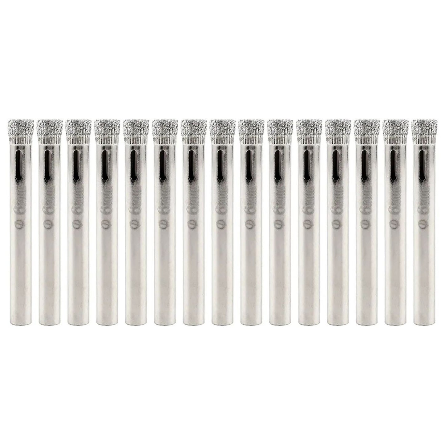 15Pcs 6mm 1/4"Shank MINI Diamond Coated Drill Bit Set Drill Bit Replacement