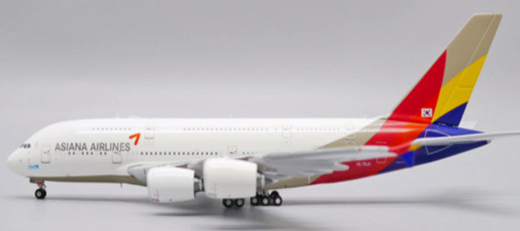 1:400 JC Wings ASIANA AIRLINES AIRBUS A380 Passenger Airplane Diecast Model