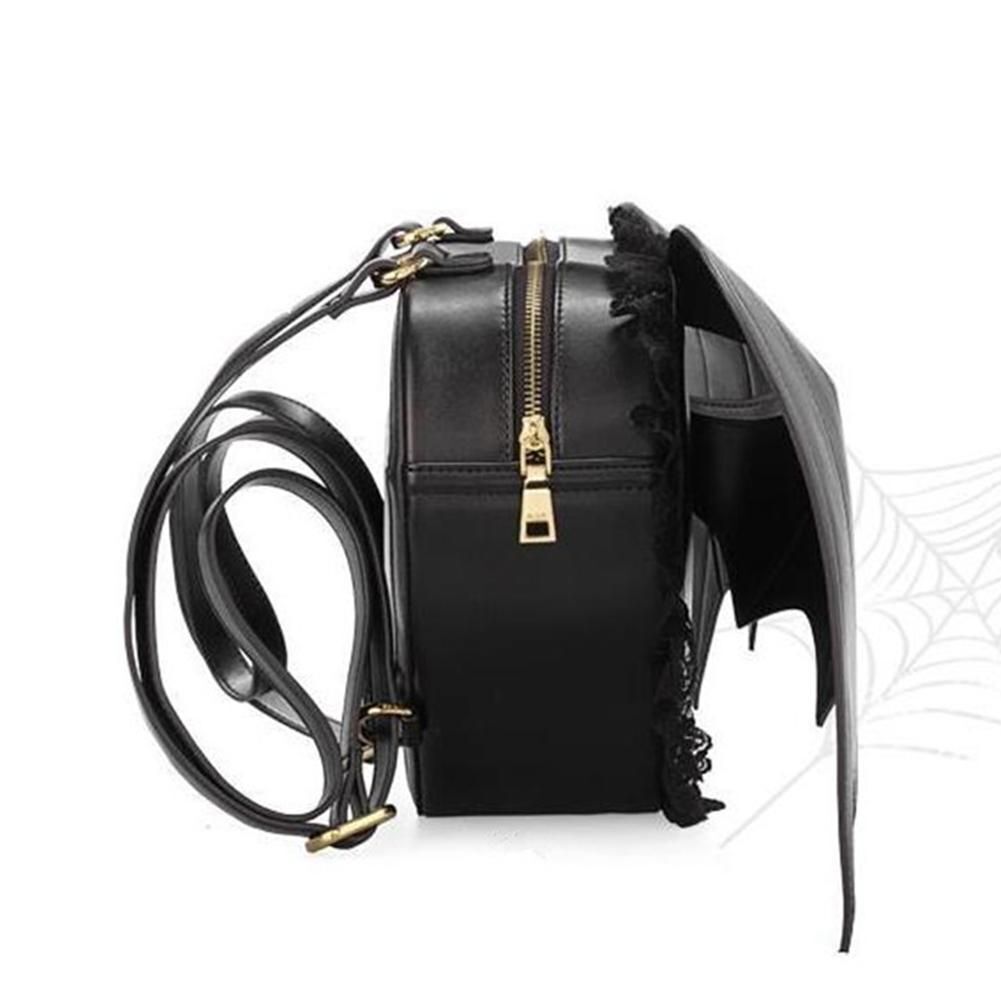 Devil Angel Backpack Cute Halloween Bag Party Black 23*23*10 Cm White 45*22*7 Cm
