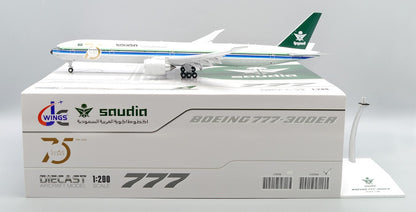 1:200 JC Wings Saudi Arabian Airline B777-300ER FlapDown Airplane Diecast Model