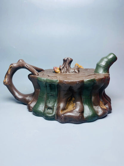 Chinese Yixing Zisha Clay Handmade Exquisite Teapot（灵猴献寿 底款：蒋蓉）