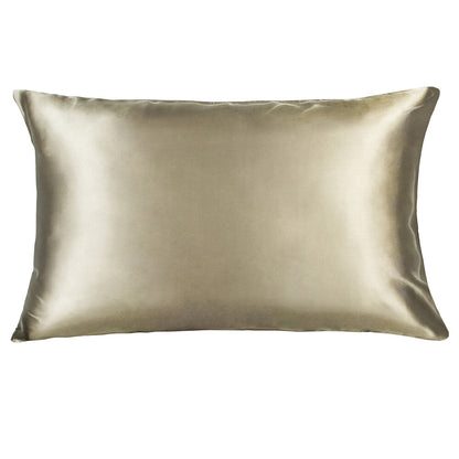 Pure Mulberry Silk Pillowcase Zippered 100% Silk Nourishes Hair Skin One piece
