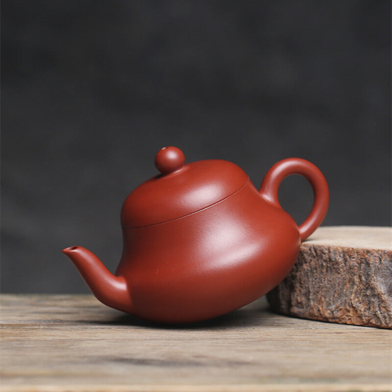 True Yixing Zisha Dahongpao Clay Marked Tea Pot Pear Shaped Pot Of Tea Small New