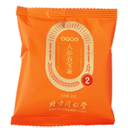 120g Chinese Herbal Tea Ginseng Chinese Wolfberry Maca Five Treasure Herbs Tea