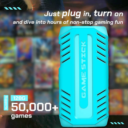 U36 4K Video Game Console Retro 50000 Games TV Stick HDMI 2 Wireless Controller