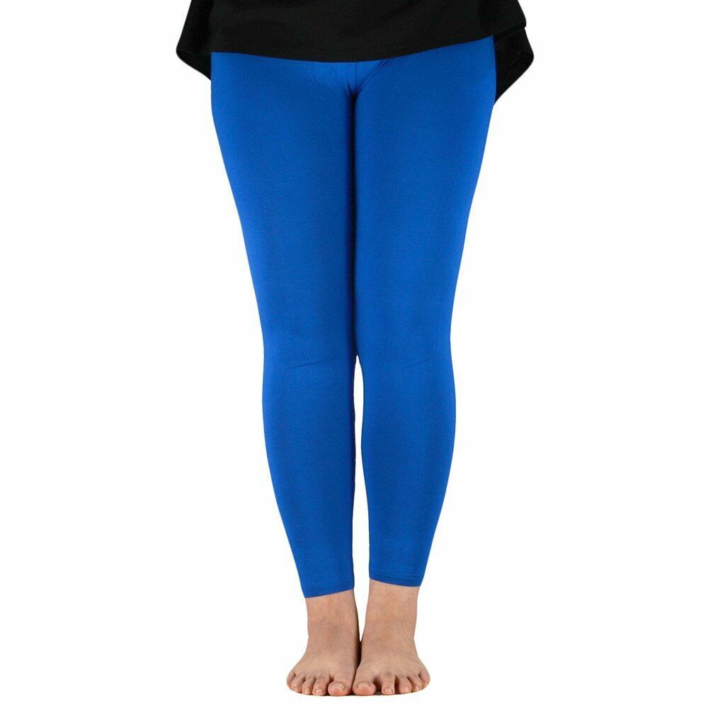 Women Leggings Plus Size Elastic Waist Casual Bamboo Fiber Stretch Pants Workout