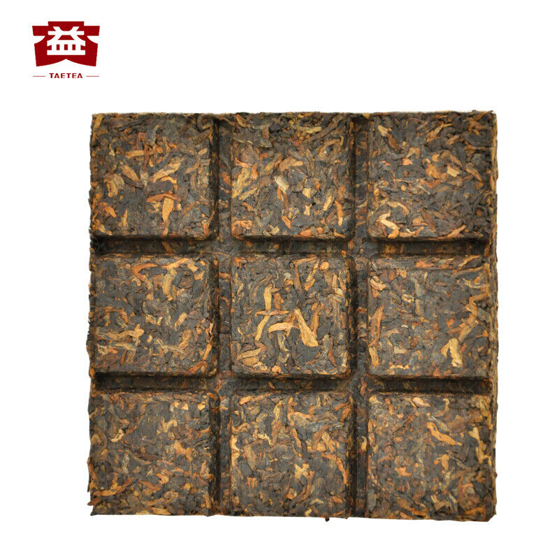 Pu'er Tea Cubes Amber * 2020 TAETEA Menghai Dayi Puer Tea Brick Ripe Pu-erh 240g