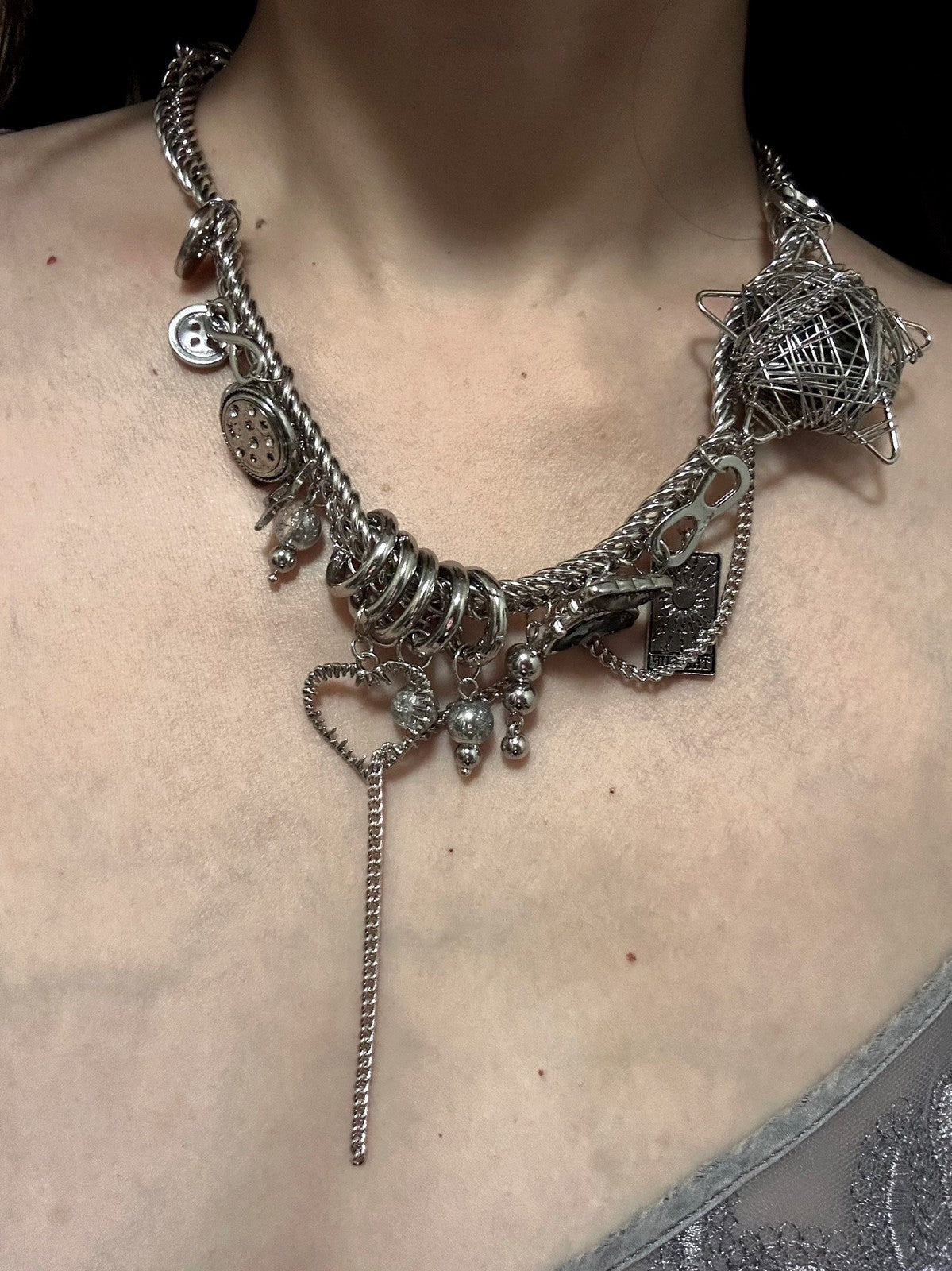 Original Punk Star Universe Choker Gothic Grunge Couple Necklace