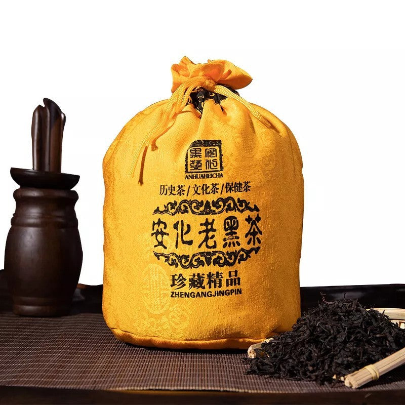 500g Tian Jian in Cotton Bag Heavenly Tips Hunan Anhua Tianjian Hei Cha Dark Tea
