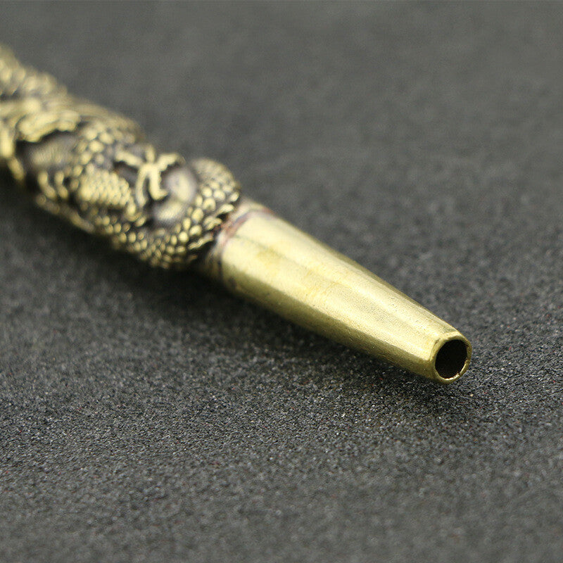 Brass Cigarette Holder Dragon Filter Pipe Cigarette Pipe Holder
