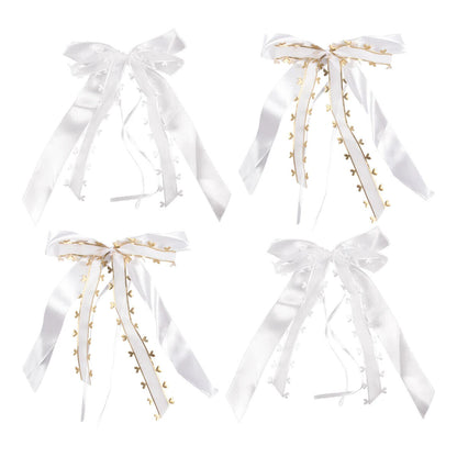 Wedding Bowknot Ribbon 20Pcs Cars Chairs Mini Bow Cloth Party Holiday Decoration