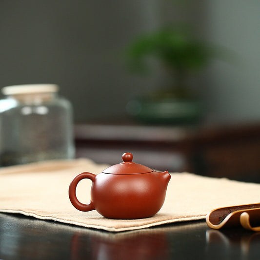 Chinese Yixing Zisha Pottery Clovershrub Clay 130ML Xihsi 7 Hole Teapot 小品光西施