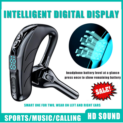 Trucker Wireless Bluetooth 5.2 Earpiece Headset Earbud Noise Cancelling Mic US