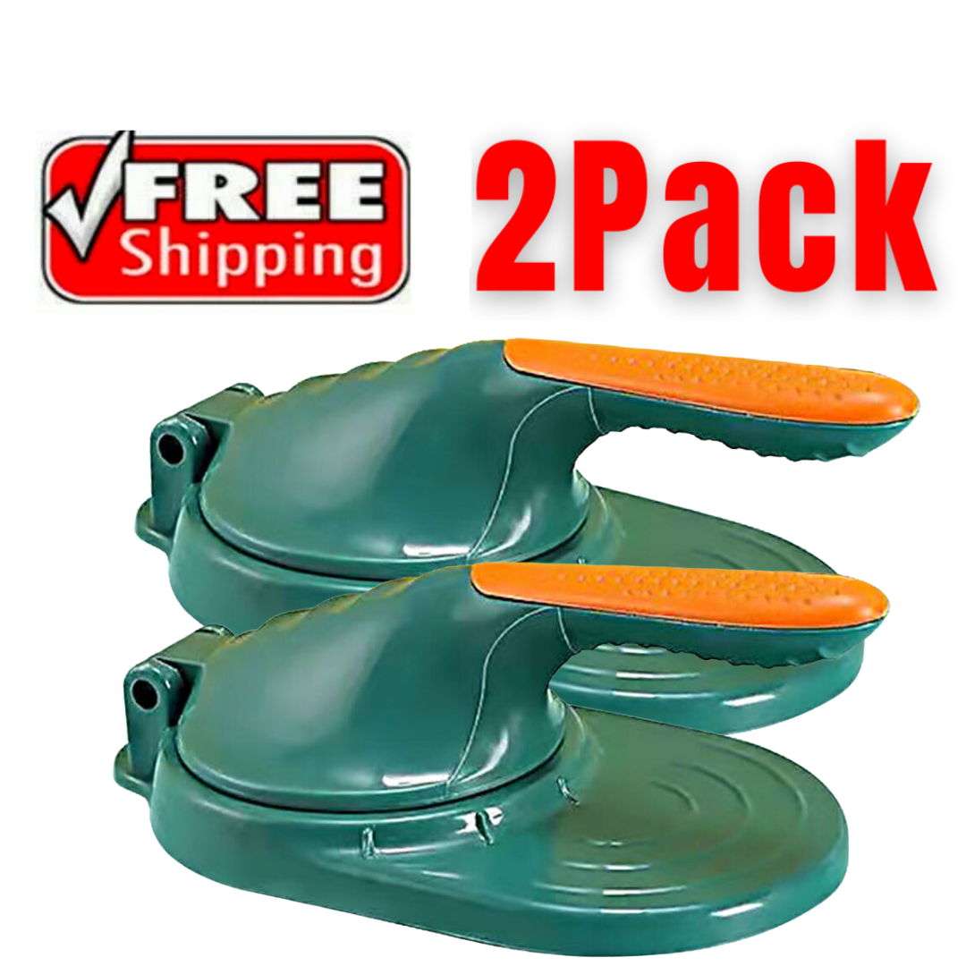 2 X Plastic Manual Dumpling Skin Mold Kitchen Lazy DIY Jiaozi Maker Dough Press