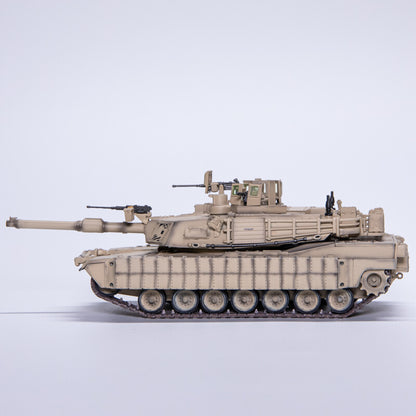 1/72 Panzerkampf US M1A2 TUSK1 AbramsM1 Main Battle Tank Sand Finished Model