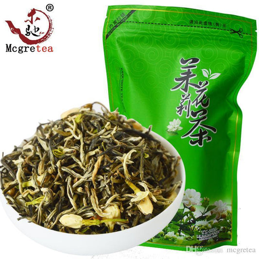 100% Natural Freshest Jasmine Green Flower Tea Organic Food Health Care 250g