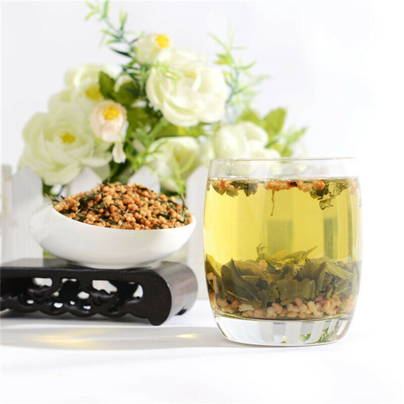 China Brown Rice Green Tea Organic Herbal Flower Tea Natural Healthy Drink100g