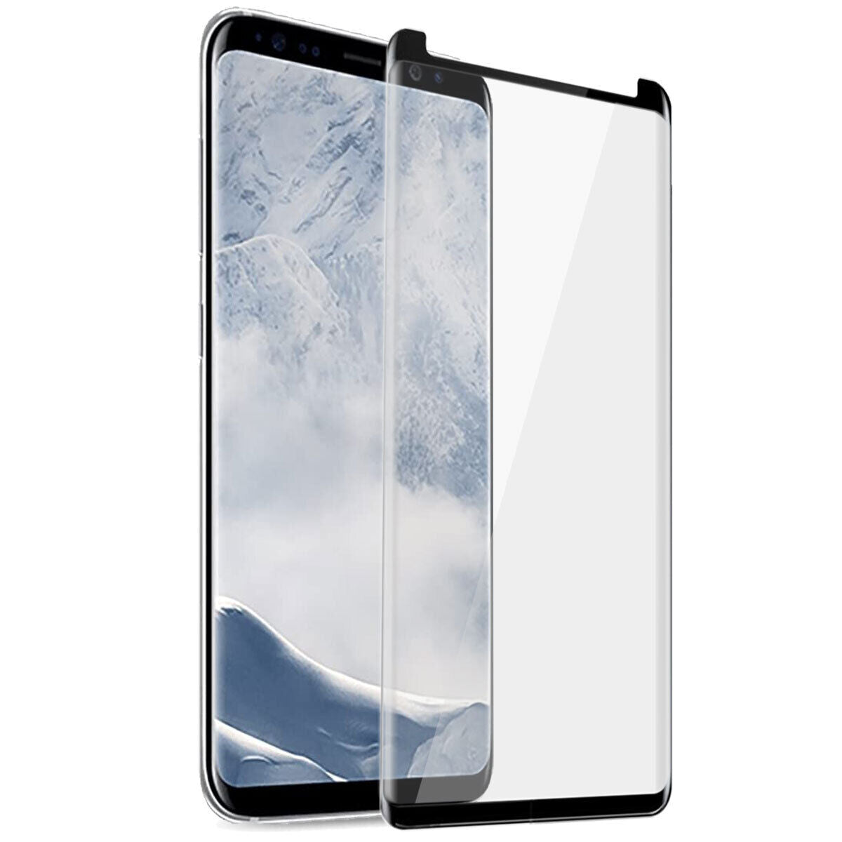 For Samsung Galaxy S8/S8 Plus Case Friendly Tempered Glass Screen Protector