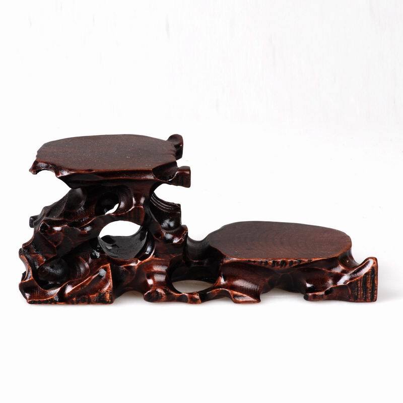 Display Stand Tea Cup Stand Pot Mat Cup Stand Wooden Carving Display Stand