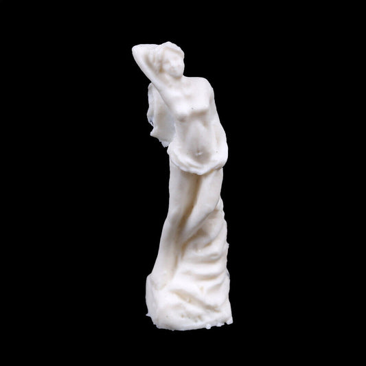 Miniature Dollhouse Accessorie Scene Model Resin Goddess Statue Toy -ca
