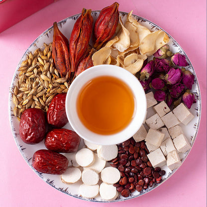 120g Chinese Poria Jujube Seed Herbal Tea Sleep Tranquilizing Organic Herbs Tea