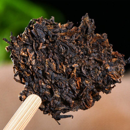 2008 Menghai TianDiRen Imperial Collection Golden Bud Tea Ripe Pu-erh Cake 357g