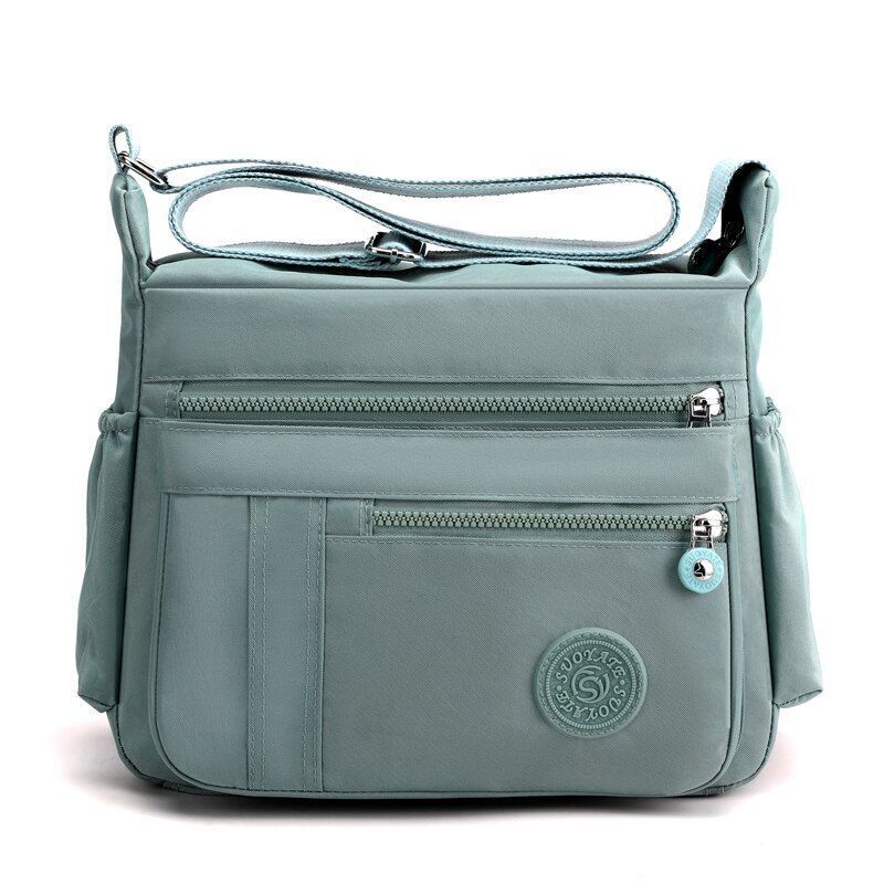 Handbag Luxury Nylon Shoulder Bag 29*12*22CM Polyester Handbag Tote Purse Blue