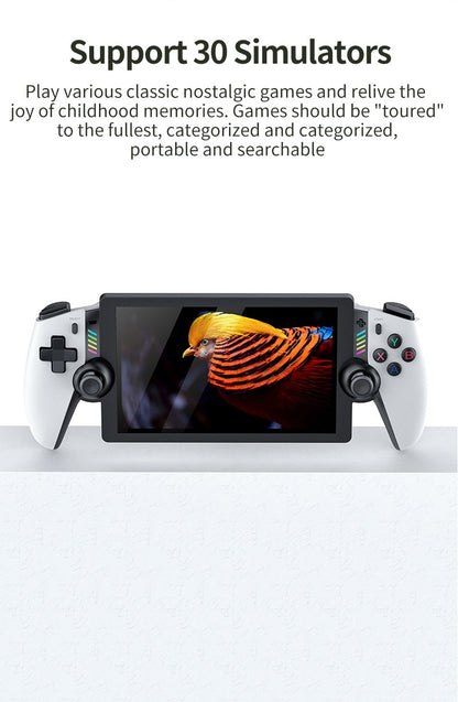 Classic Retro 3D Dual Joystick 7-Inch Gaming Console with Large PS2 Game Support