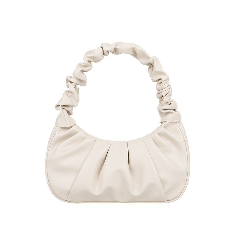 Pleated Handbags Synthetic Bags Leisure Shopping Shoulder Bags Dumpling Handbag