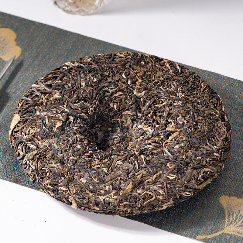 Yunnan Puerh Tea Puerh Raw Tea Ban Zhang Puerh Raw Cake Puerh Tea 357g/12.59oz