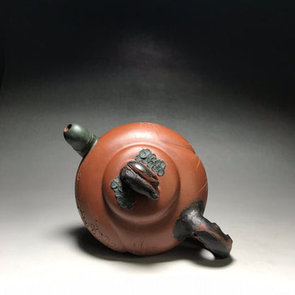 Chinese Yixing Zisha Clay Handmade Exquisite Teapot （岁寒三友 底款：蒋蓉）