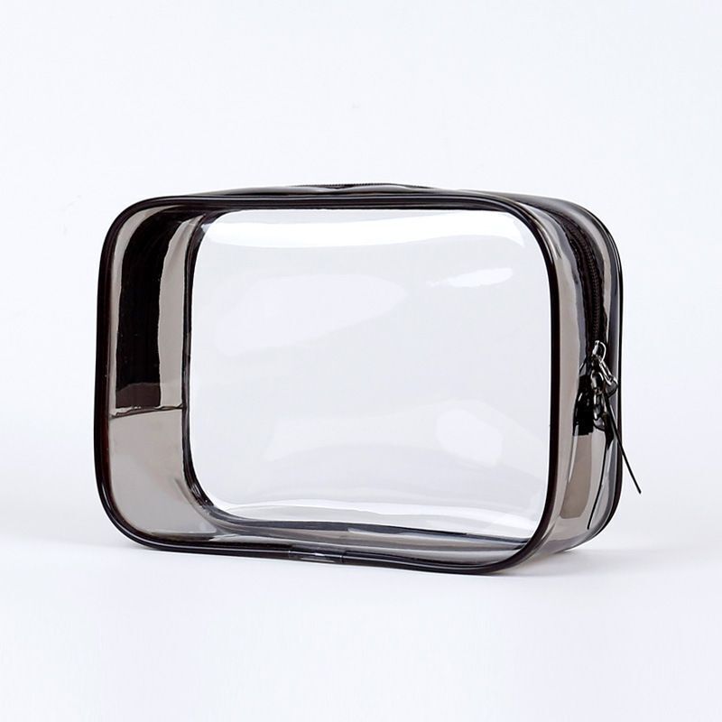 Transparent Cosmetic Bag Travel Organizer PVC Waterproof Clear Makeup Case Pouch