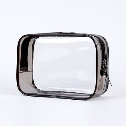 Transparent Cosmetic Bag Travel Organizer PVC Waterproof Clear Makeup Case Pouch